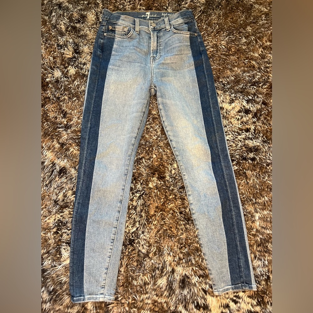 7 for all mankind high waist jeans